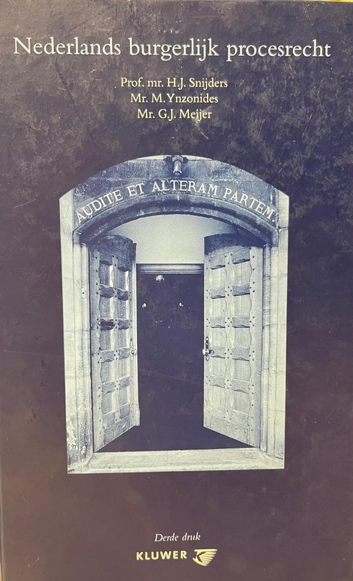 Nederlands burgerlijk procesrecht - cover