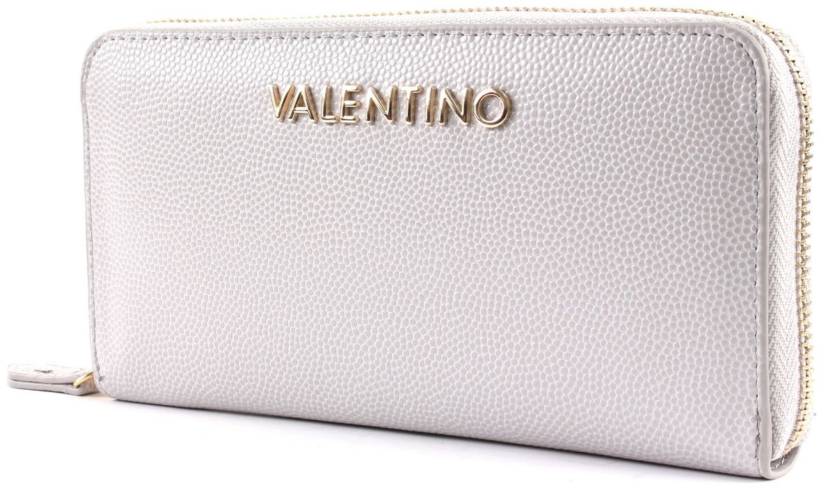 VALENTINO Portemonnee Divina Zip Around Wallet Ghiaccio Grijs