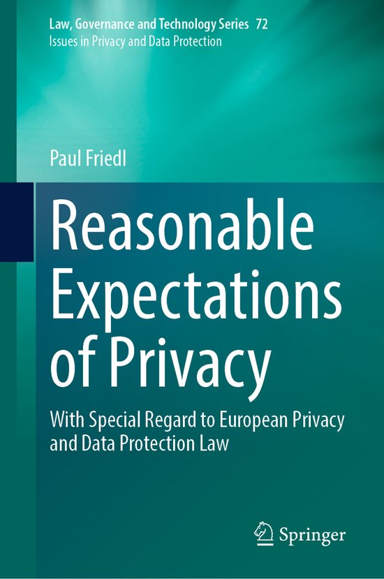Law, Governance and Technology Series72- Reasonable Expectat ... - cover
