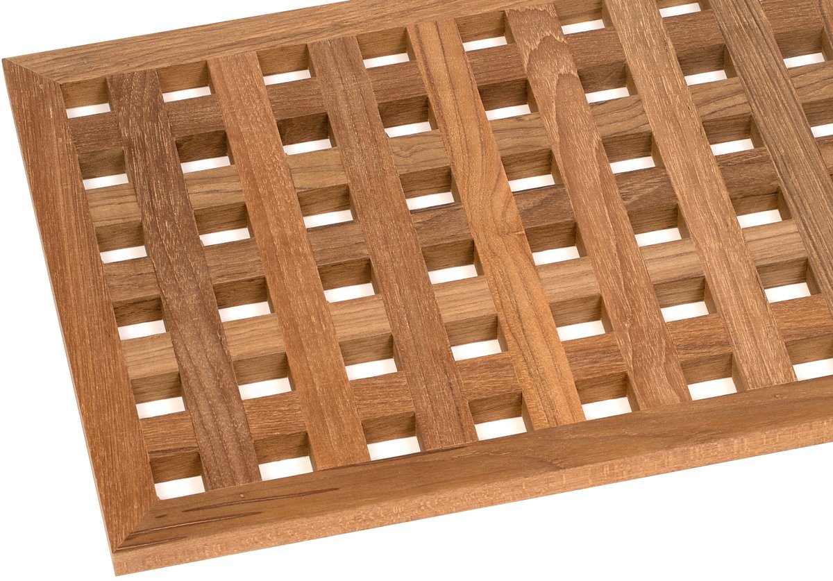 ARC Marine teak Blokrooster Scherm 100 x 60 x 1,8cm