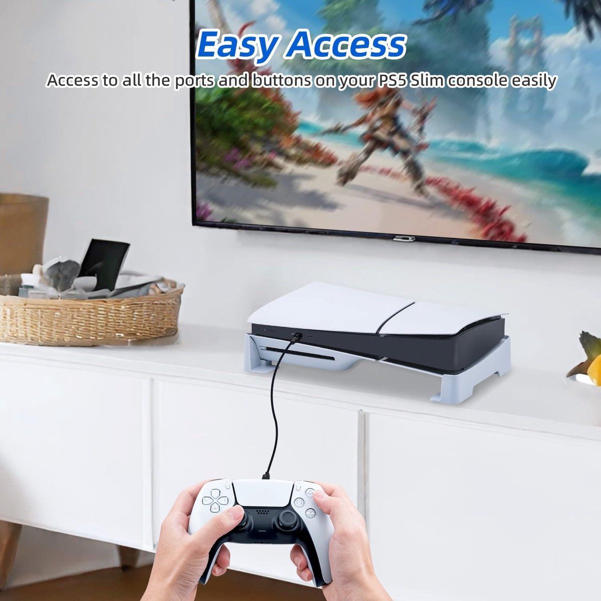 GEEKRIA Halterung für den Schreibtisch, kompatibel mit PlayStation 5