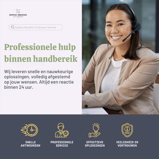 Napperons de Sophie Nordinn® - Set de table Abisko (Jute) - Set (4 pièces) de Katoen - 43 cm x 34 cm