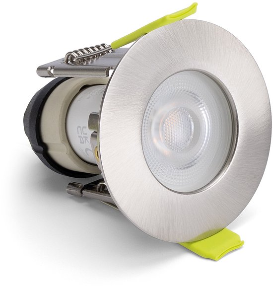 Laiebri 4x LED Inbouwspot Frame IP65 Zwart - GU10 Fitting, Waterdicht Aluminium Plafondspot 58-75mm Voor Badkamer & Buiten