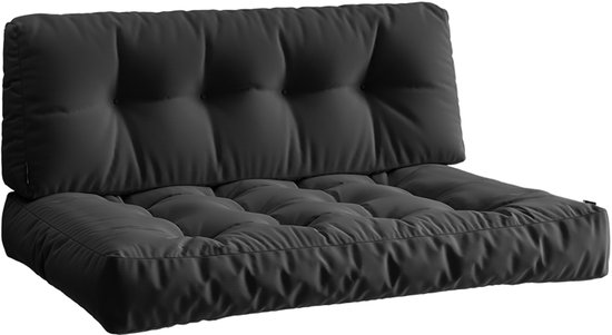 Buitenkussens Gids: Materialen, Styling & Onderhoudstips 13 Vicco Ohio Palletkussen set – 2 delen, waterafstotend Antraciet 2 delen, waterafstotend