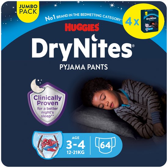 Huggies Drynites girl 4-7 jaar 10st