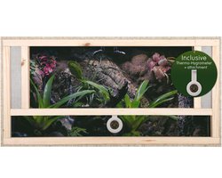 REPITERRA® Terrarium 100x60x60 cm hout met ventilatie aan de voorkant