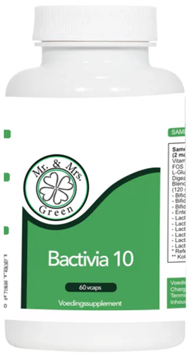 Goedkoopste Bactivia, 10 verschillende bacteriestammen, 9,6 miljard levensvatbare bacteriën
