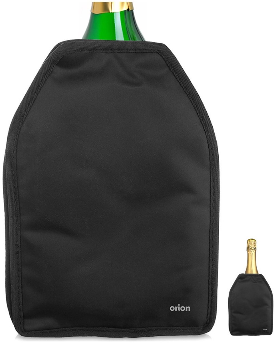 Flessenkoeler Zwart 23 cm - Wijnkoeler - Champagnekoeler - Koelelement - Koeltas