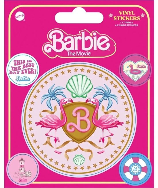 Barbie - This Is the Best Day Ever - Vinyl Sticker set