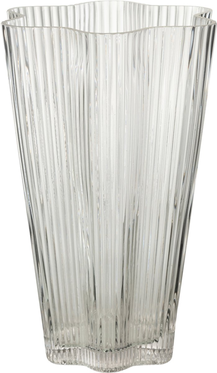 J-Line Vaas Clara Glas Transparant Large