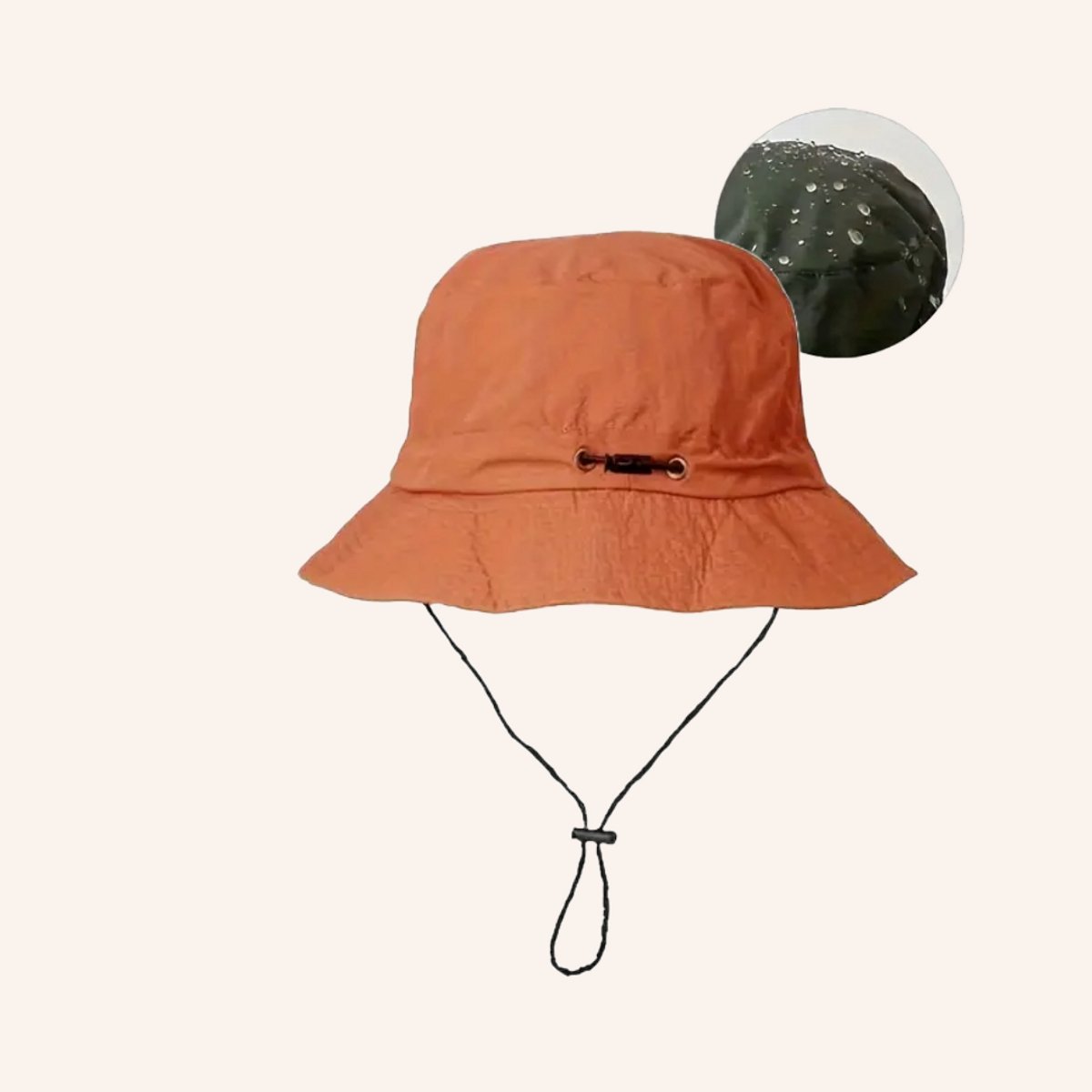 Flipflop Club® Waterproof Bucket Hat | Oranje Vissershoedje | Packable | UV Bescherming | Accessoires voor festival | Regen Hoedje | Vissershoed | Unisex | Visser Cap | Sun Hat | Zonnehoedje | Safari Hoed | Kamperen | Camping | Koningsdag | EK | WK