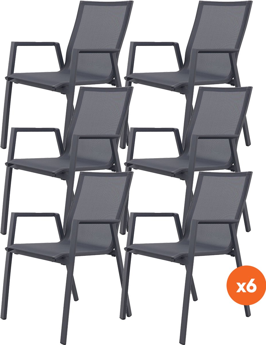 Set van 6 - Atmos stapelbare stoel