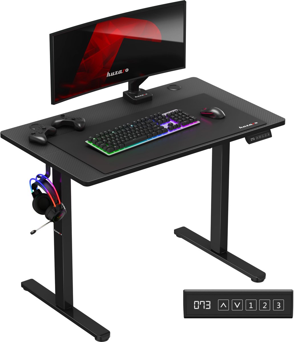 Huzaro - Hero 7.9 - Elektrisch bureau - Zwart