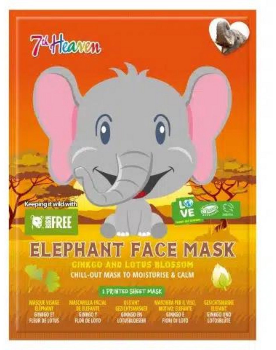 Goedkoopste Montagne 7th Heaven Elephant Face Mask Ginkgo Lotus Blossom