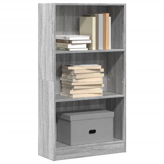 Boekenkast met deuren 76,5x30x154,5 cm bewerkt hout zwart kopen
