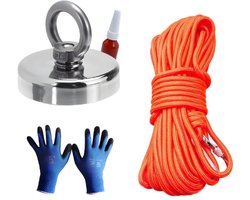 Forcemagneten - Vismagneet 100kg - Magneetvissen - Set - Magneet - Superset