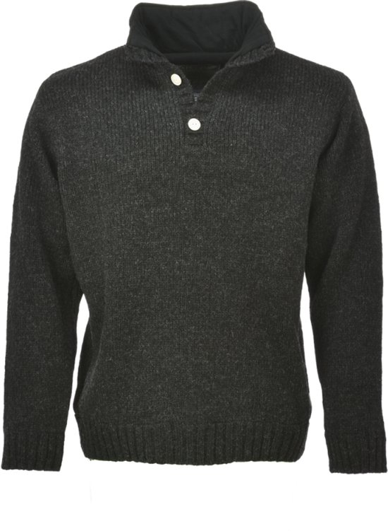 Pure Wool herentrui MNL-1701 Antraciet Antraciet S bol