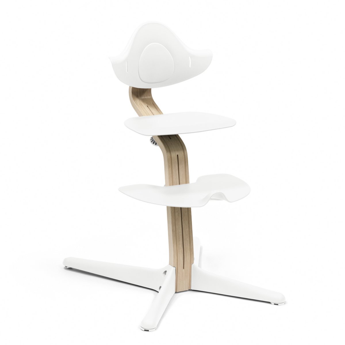 Stokke® Nomi® stoel Wit/Naturel