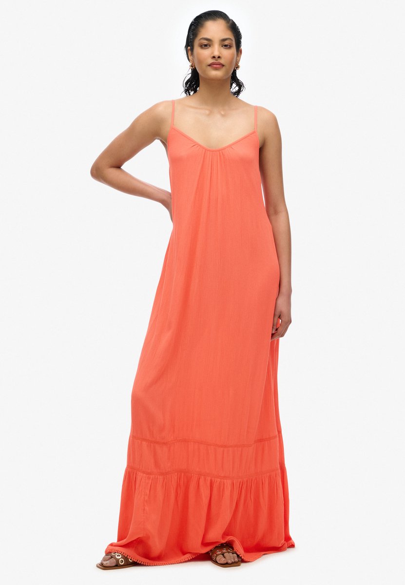 Superdry Cami maxi-jurk Dames Jurken Koraal