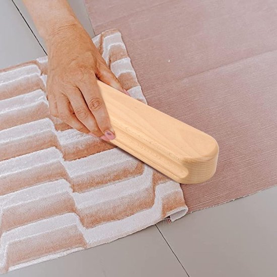 BORDSTRACT Tailor Klepel Beuken Houten Klepel Multifunctionele Afgeronde Quilters Klepel Naaihulpmiddel voor Strijken, Naaien en Quilten en De Meeste Scenario's