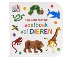Omslag van Rupsje Nooitgenoeg Voelboek vol dieren