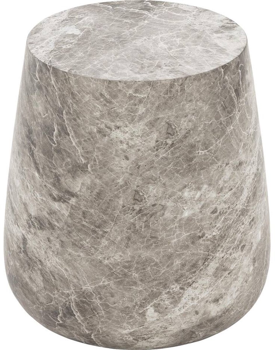 Goossens Orsta Salontafel - Glasvezelbeton - 37 x 41 x 37 cm - Rond