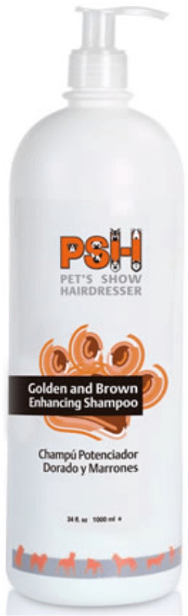 PSH - Golden & Brown Shine Shampoo - Versterkt & Verheldert - 1 ltr