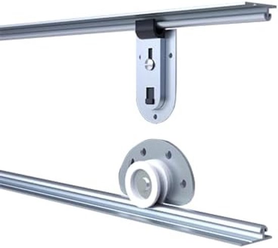 Armoire à portes coulissantes NOAH 05 – Armoire 2 portes avec miroir, étagères et tringle à vêtements – Design moderne – 120 x 200 x 61 cm - NOAH 05 (Zwart + Sonoma)