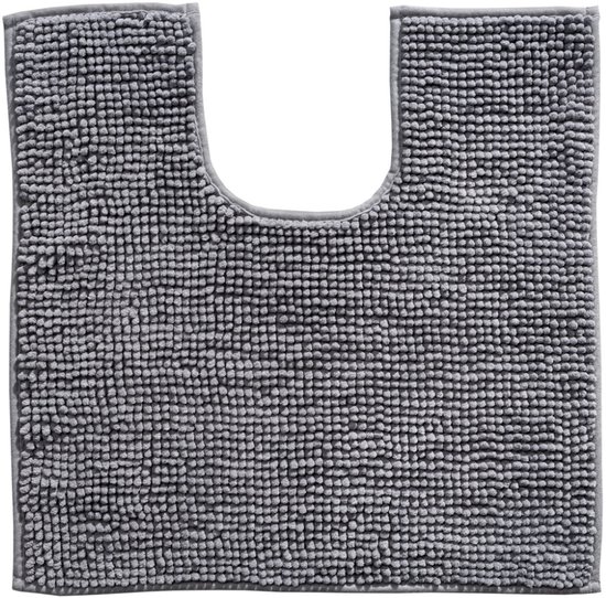 badmat 50x85cm chenille ijsblauw