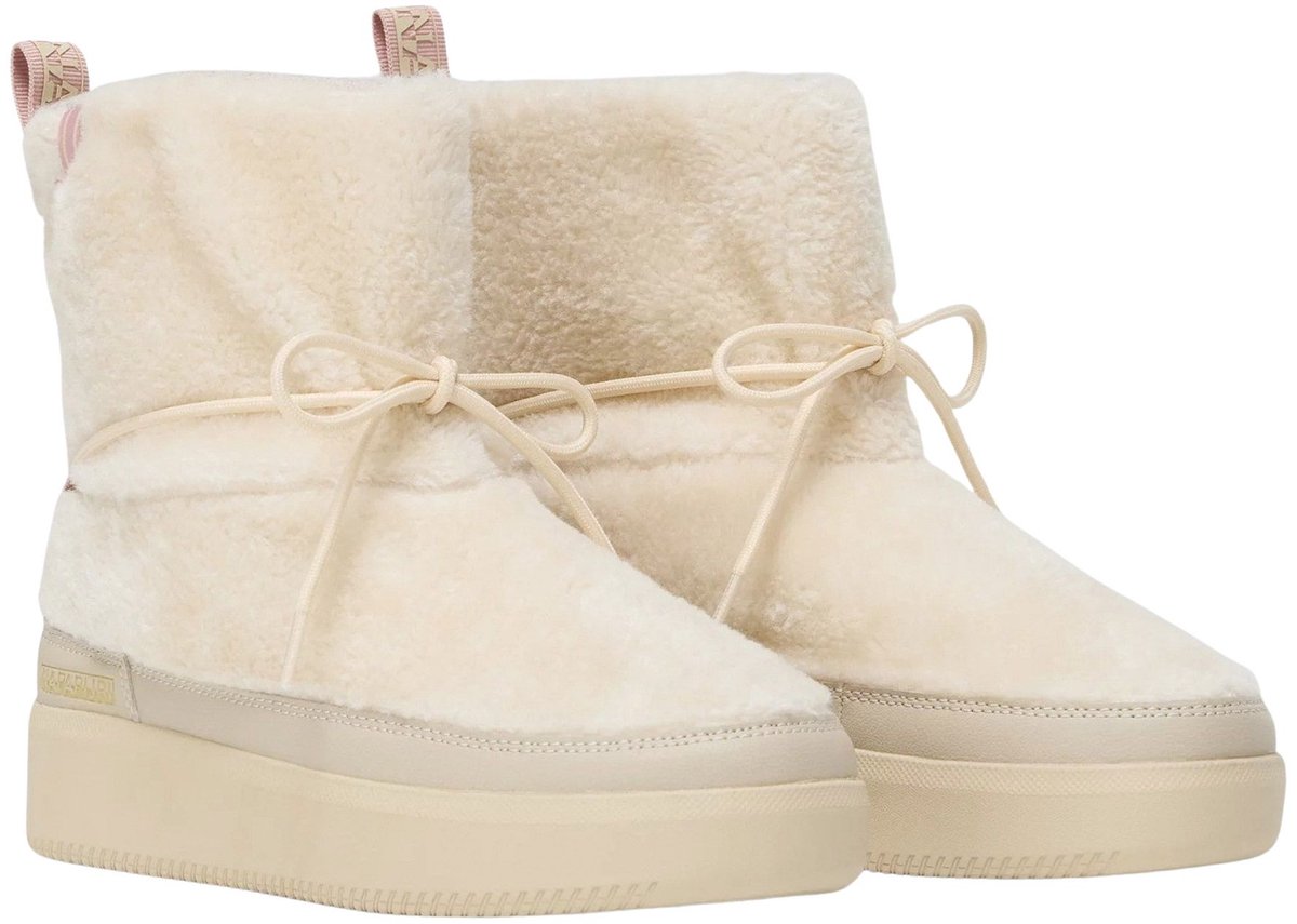 Napapijri Jade Fake Fur Mid Boots Dames Creme