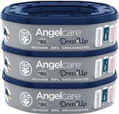 Angelcare Navulling Luieremmer Baby - Achthoekige Navulcassettes Voor Dress Up - 3 Stuks