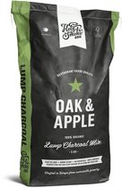 Bol.com Holy Smoke BBQ - Restaurant Grade Lump Charcoal Mix Oak / Apple - 5kg - Houtskool aanbieding