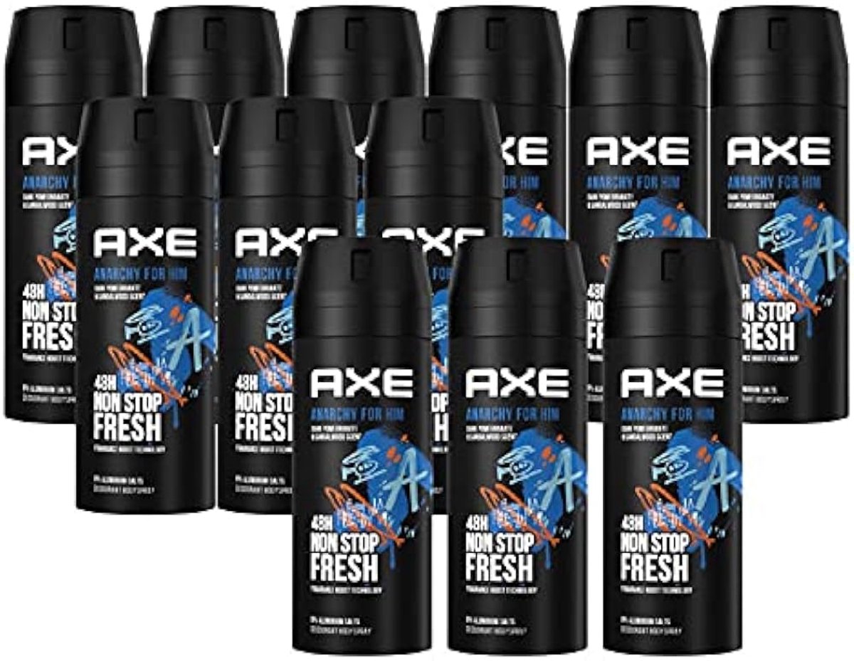 Goedkoopste AXE Deodorant / Bodyspray Men Anarchy - JUMBOPAK - 12 x 150 ml