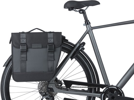 Basil Tour Waterproof dubbele fietstas MIK, 28L, zwart van Basil — afbeelding 5