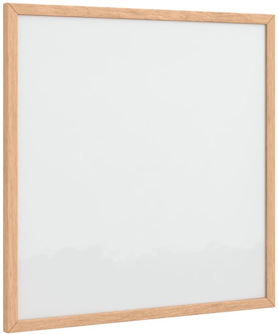 vidaXL Magnetisch whiteboard met massief grenenhouten