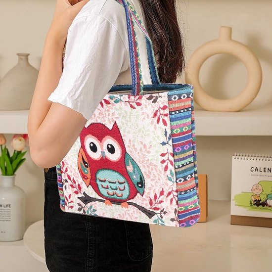 Punk Canvas Messenger Bag Vrouwen Grunge Tote Tas Japanse