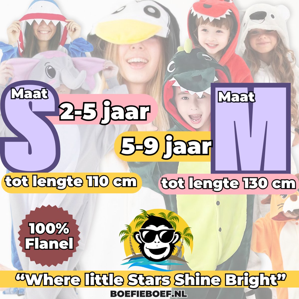 BoefieBoef Kinder Onesie Unicorn – Peuter & Kleuter Pyjama 2-5 Jaar – Dieren Verkleedpak – Flanel Jumpsuit met Capuchon – Knuffelpak & Huispak – Zwemles – Carnaval, Halloween & Sinterklaas Cadeau – Jongens & Meisjes 95-110 cm - Eenhoorn Roze Wit — afbeelding 6