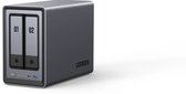 Bol.com UGREEN NASync DXP2800 - NAS-server - 2 bays - Intel N100 Quad core - 8GB DDR5 - Max. 64 TB - M.2 SATA - zwart aanbieding