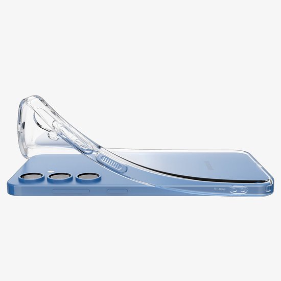 Coque Spigen adaptée à la coque Samsung Galaxy S25 en Siliconen - Coque arrière Spigen Liquid Crystal - Transparente