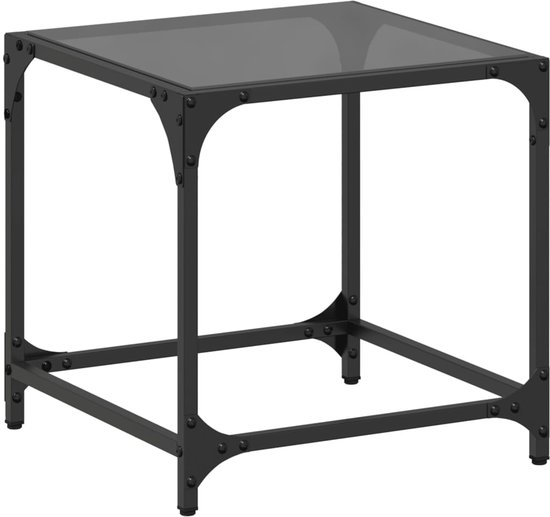 Zumbo TV-meubels met 3 glazen legplanken, Zilverkleurig, zwart glas