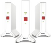 FRITZ!Mesh Wi-Fi Set 4200 - Mesh WiFi - WiFi Versterker - Wi-Fi 6 - 4200 Mbps - 3-Pack