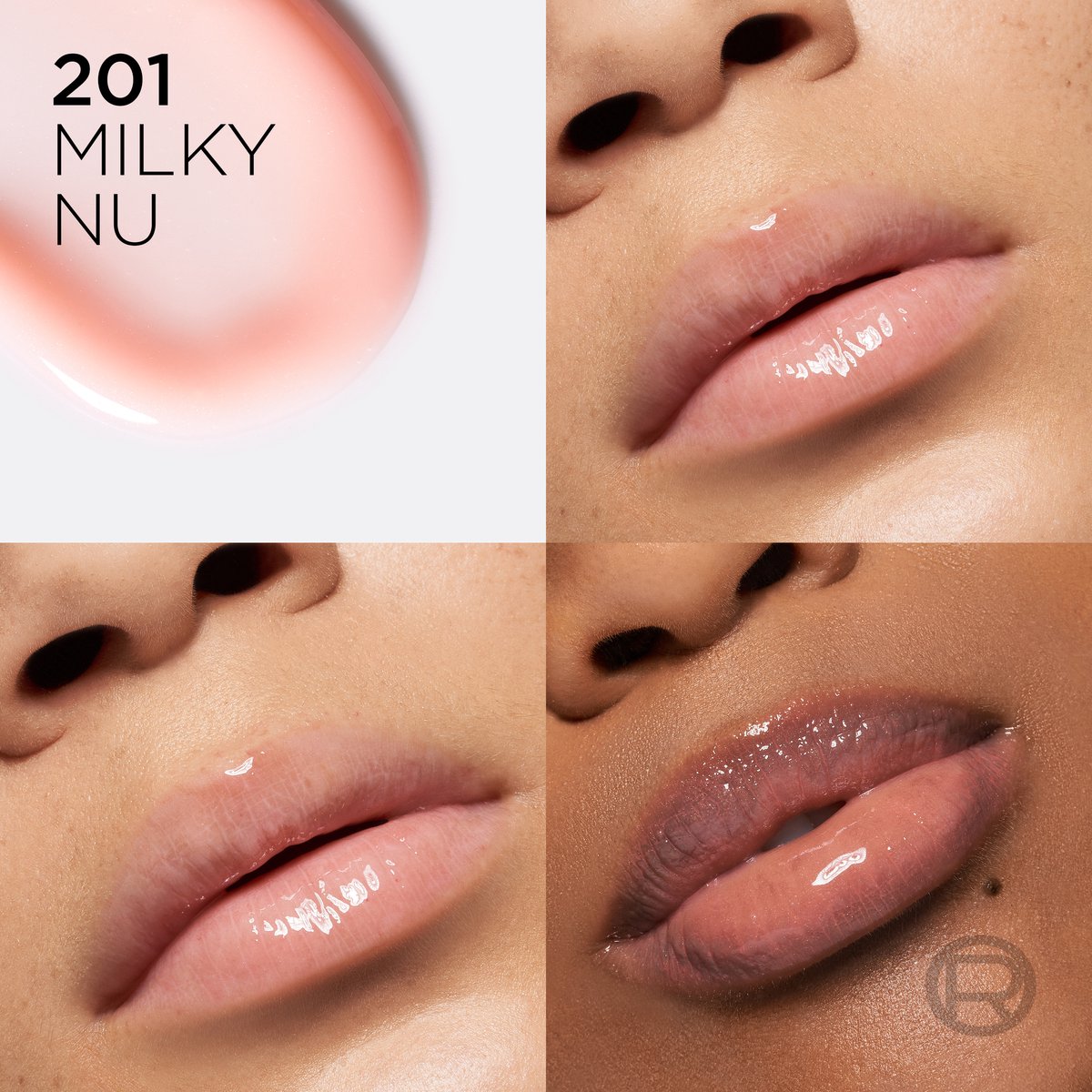 L'Oréal Paris Plump Ambition 201 Milky Nu Lipgloss - Lipolie met Hyaluronzuur - Voor vollere en glanzende lippen - Perzik - 5,4 gr — cadeau in Verzorging - foto 7