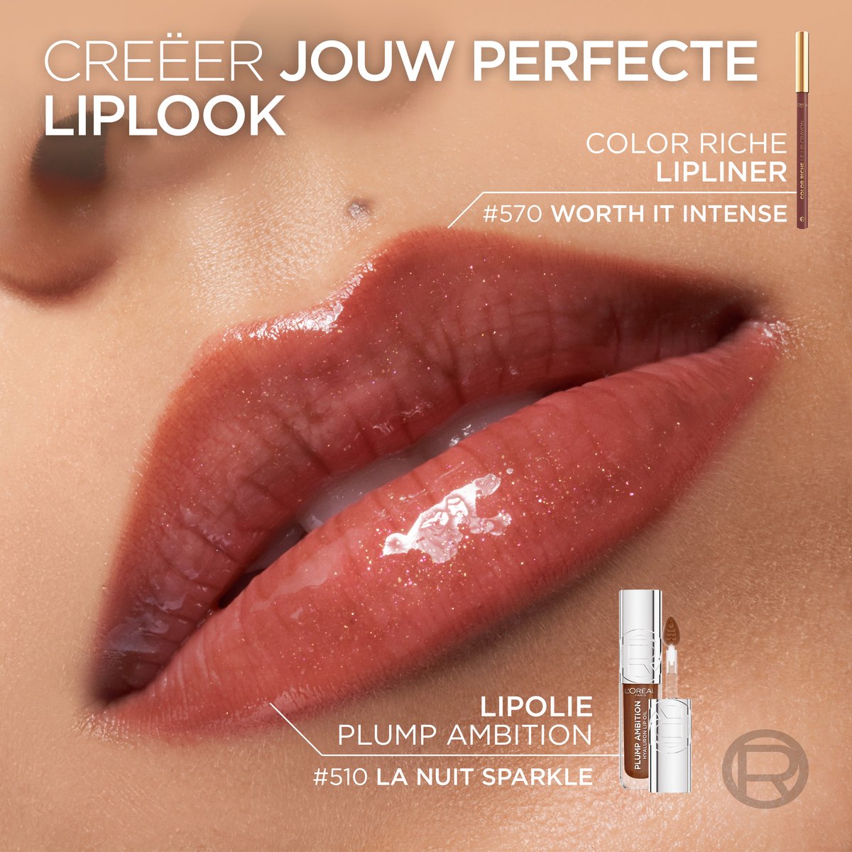 L'Oréal Paris Plump Ambition 201 Milky Nu Lipgloss - Lipolie met Hyaluronzuur - Voor vollere en glanzende lippen - Perzik - 5,4 gr — cadeau in Verzorging - foto 5