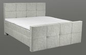 Nessa® - 180x200 Boxspringset IBIZA Bruin - Complete Boxspring - Inclusief Orthopedische Topper