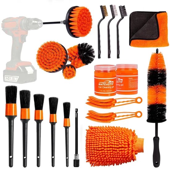 Kit de nettoyage de voiture Timeless Tools 20 pièces