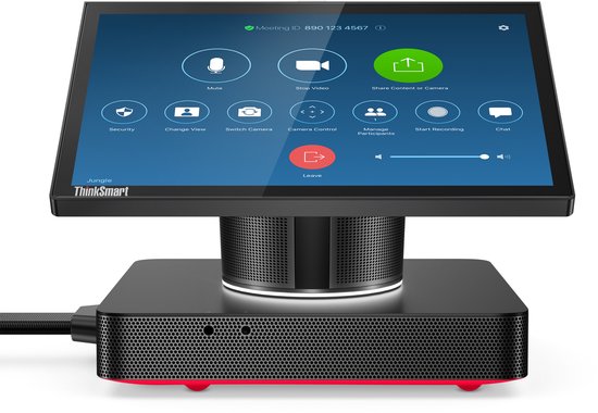 Lenovo ThinkSmart Hub Intel® Core™ i5 i5-8365UE 25,6 cm (10.1") 1920 x 1200 Pixels Touchscreen Alles-in-één-pc 16 GB DDR4-SDRAM 256 GB SSD Windows 10 IoT Enterprise Wi-Fi 5 (802.11ac) Zwart - Lenovo - Hoofdafbeelding