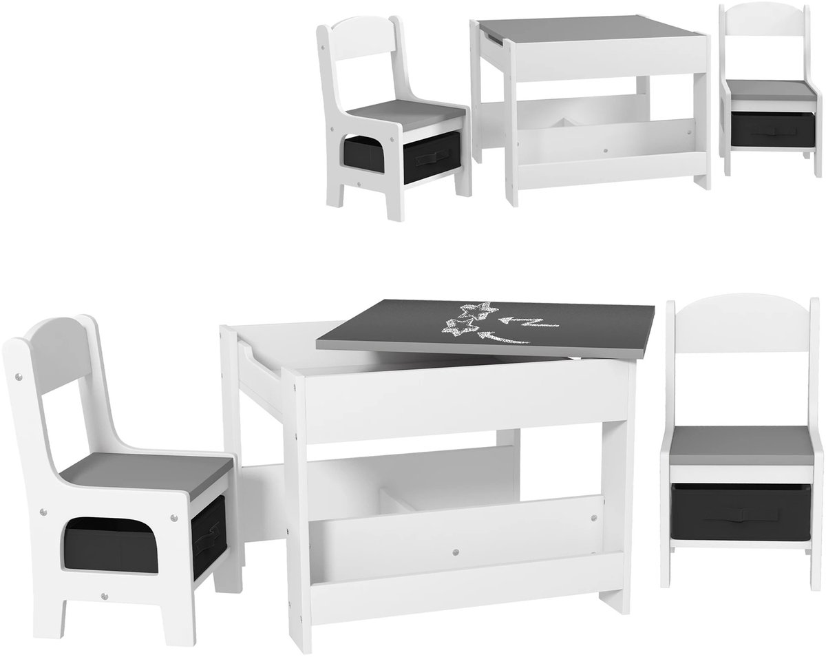 Kinderbureau - Kindertafel - Kinderen - Peuter - Kindertafel - Kindertafel En Stoeltjes - Kindertafel Met Stoeltjes - Kinder Tafel - Kindertafels - Tafel - Tafeltje - Tafels - Kinderstoel - Verstelbaar - Stoel - Stoelen - Stoeltje