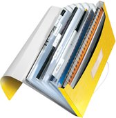 Leitz WOW Projectmap PP - met 6 Vakken - Geel