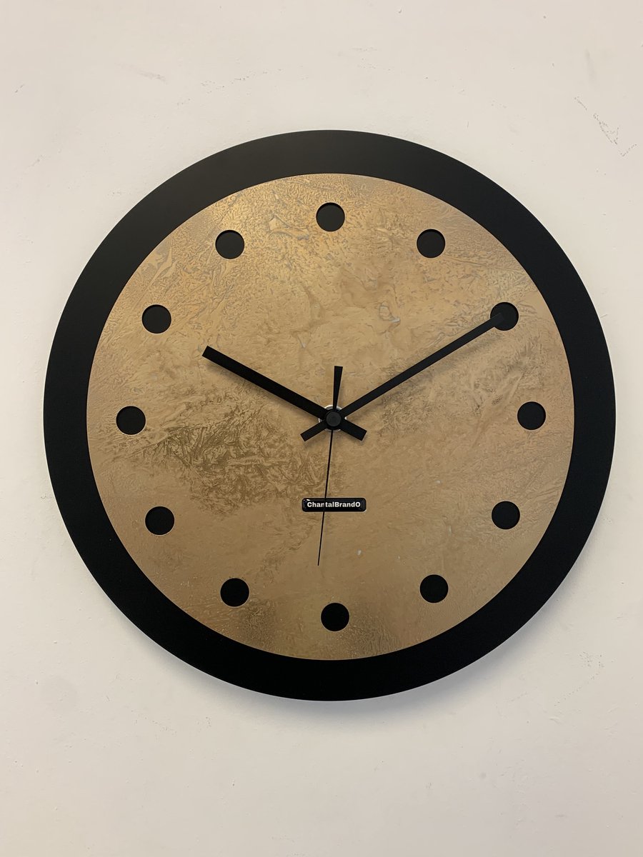 MOSACLOCK GOLD LABEL Wandklok Modern Industrieel Design