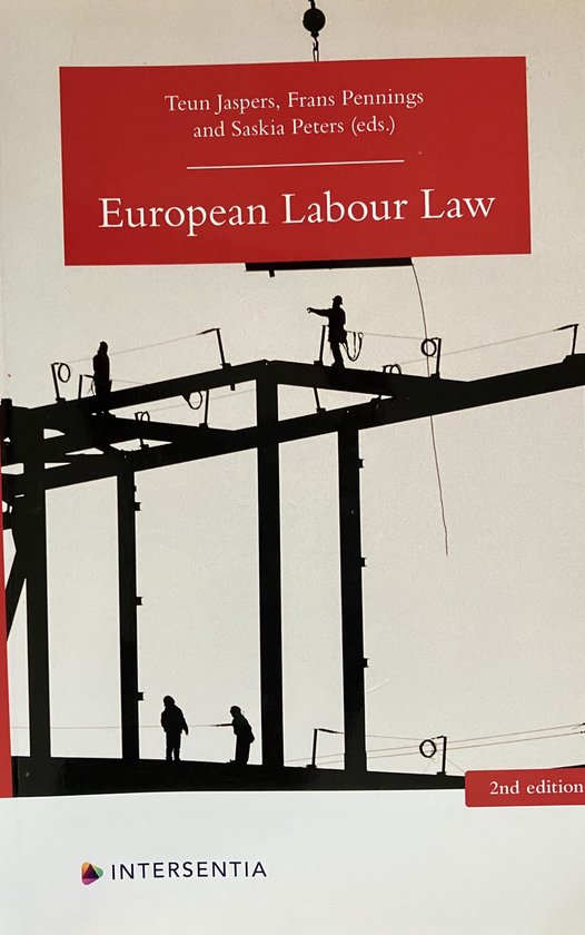 European Labour Law (2nd edition) - cover